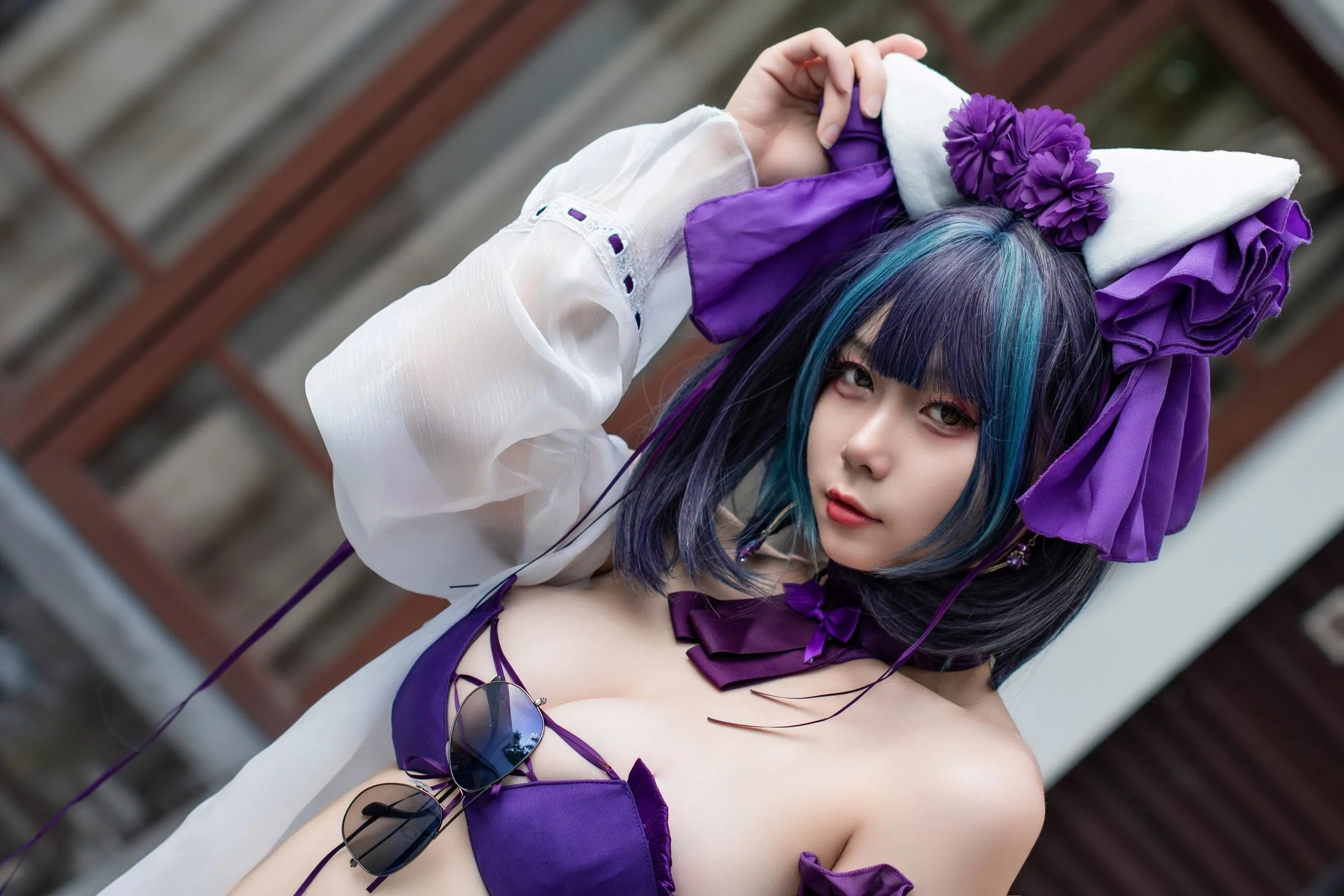 末夜787 – NO.14 舰长 柴郡泳装 [32P]插图6